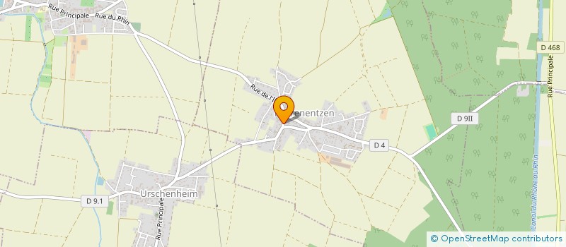 localisation de l'entreprise METALLERIE SERRURERIE DU RIED à JEBSHEIM