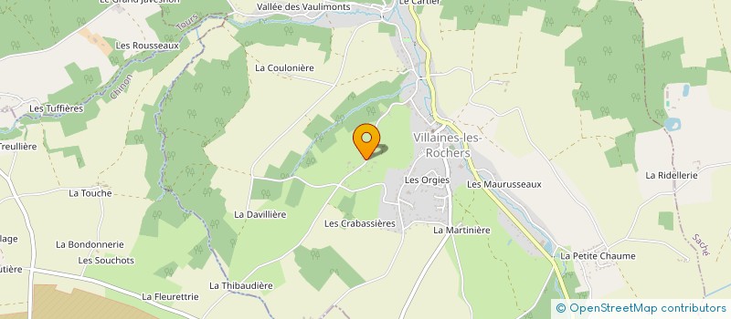 localisation de l'entreprise METALLERIE SERRURERIE VILLAINOISE à VILLAINES-LES-ROCHERS