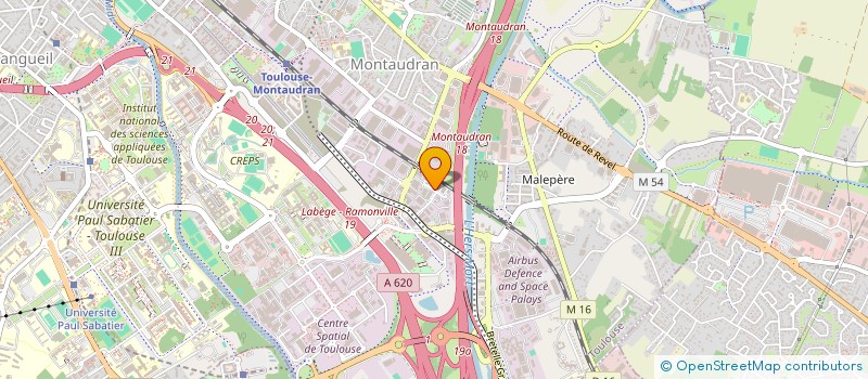 localisation de l'entreprise METALLERIE TOULOUSAINE à TOULOUSE