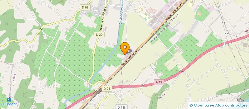 localisation de l'entreprise METALLERIE VINCENT  CHATTE