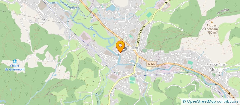 localisation de l'entreprise METALLERIE YILDIZ  LE THILLOT