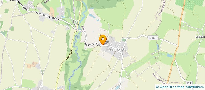localisation de l'entreprise METALLIC SERVICES TOURAINE  GERMOND-ROUVRE