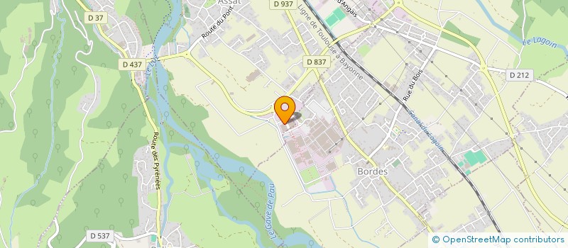 localisation de l'entreprise METALLICADOUR  ASSAT