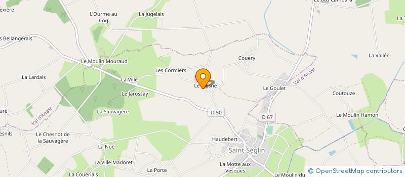 localisation de l'entreprise METALLIER-SOUDEUR-MOTEUR  SAINT-SEGLIN