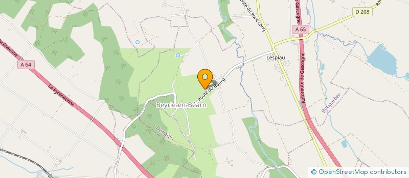 localisation de l'entreprise METALLISATION BEARNAISE à BEYRIE-EN-BEARN