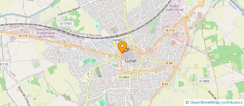 localisation de l'entreprise METALLIUM INGENIERIE  LUNEL