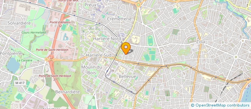 localisation de l'entreprise METALLO SPORT CHANTENAY NANTES ATHLETISME à NANTES