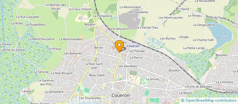 localisation de l'entreprise METALLURGIE ASSISTANCE TECHNIQUE 44 à COUERON