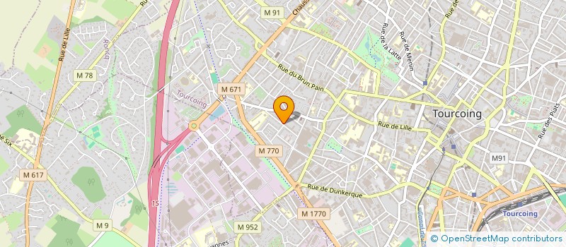 localisation de l'entreprise METALNORD SOCIETE FINANCIERE à TOURCOING