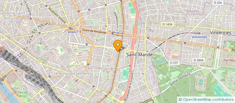 localisation de l'entreprise METALO MONTAGE à PARIS