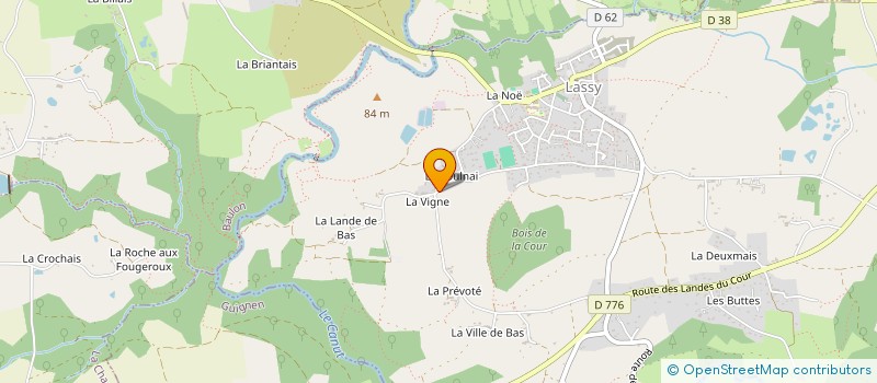 localisation de l'entreprise METALO PRODUCTIONS  LASSY