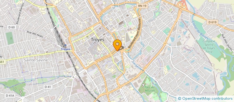 localisation de l'entreprise METALOGALVA FRANCE  TROYES