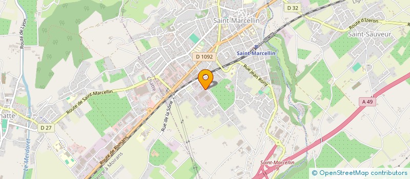 localisation de l'entreprise METALPES  SAINT-MARCELLIN