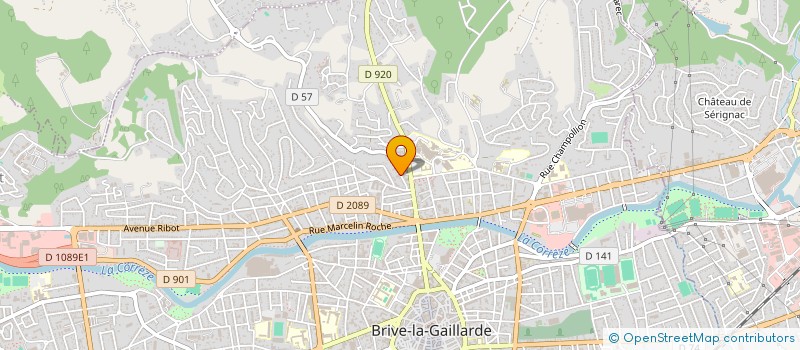 localisation de l'entreprise METALPLAST à BRIVE-LA-GAILLARDE