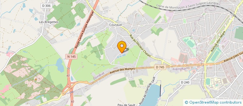 localisation de l'entreprise METALTOP à DOMERAT