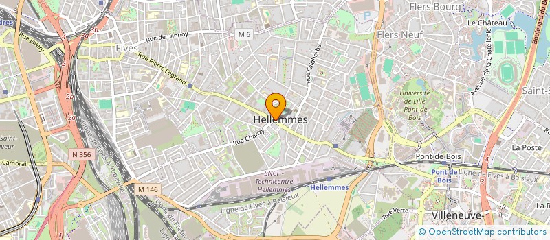 localisation de l'entreprise METALU - A CHAHUTER à LILLE