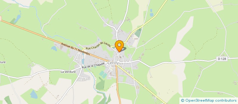 localisation de l'entreprise METALUC  CERILLY