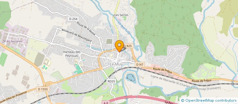 localisation de l'entreprise METALWELD EXPERT  LE MUY