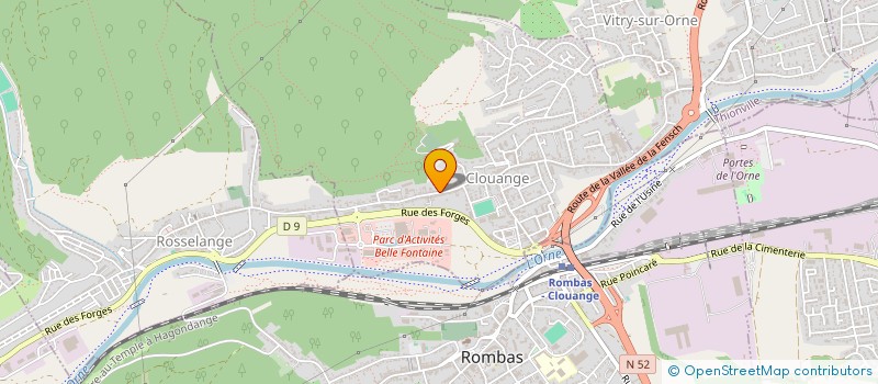 localisation de l'entreprise METALWORKER  CLOUANGE