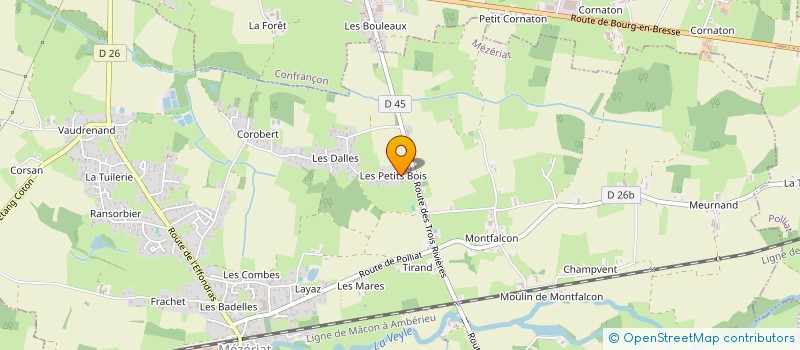 localisation de l'entreprise METALWORKS  MEZERIAT