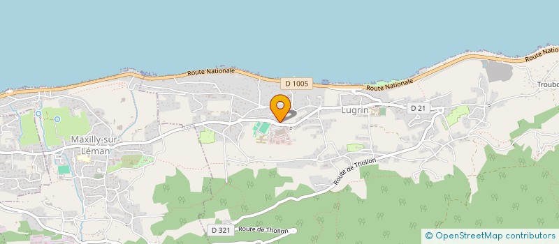 localisation de l'entreprise METALZONE  LUGRIN