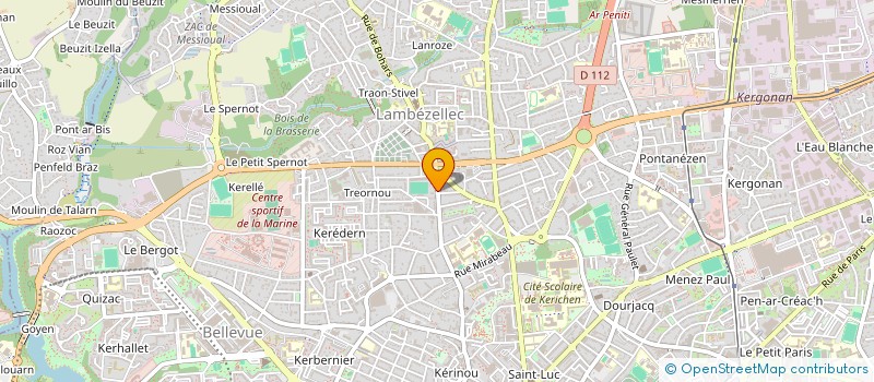 localisation de l'entreprise METAMANOIR à BREST