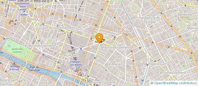 localisation de l'entreprise METAMETRICS  PARIS