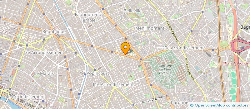 localisation de l'entreprise METAMG  PARIS