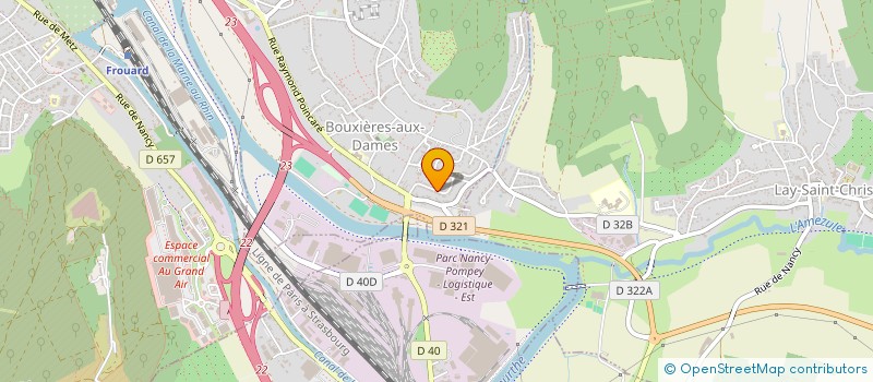 localisation de l'entreprise METAMI INVEST à BOUXIERES-AUX-DAMES