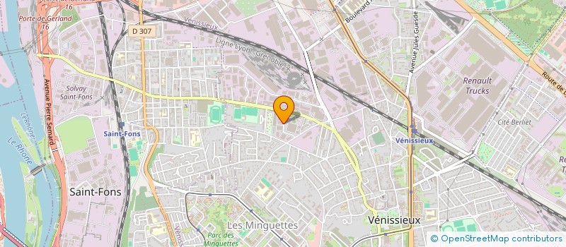 localisation de l'entreprise METAMIANTE à VENISSIEUX