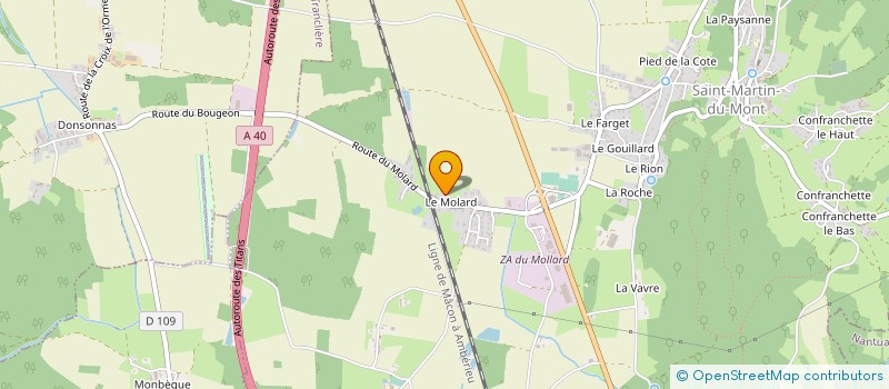 localisation de l'entreprise METAMORFIE à SAINT-MARTIN-DU-MONT