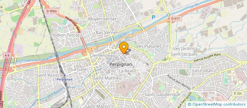 localisation de l'entreprise METAMORFOS  PERPIGNAN