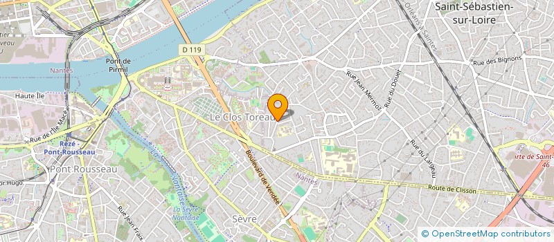 localisation de l'entreprise METAMORFOZ à SAINT-SEBASTIEN-SUR-LOIRE