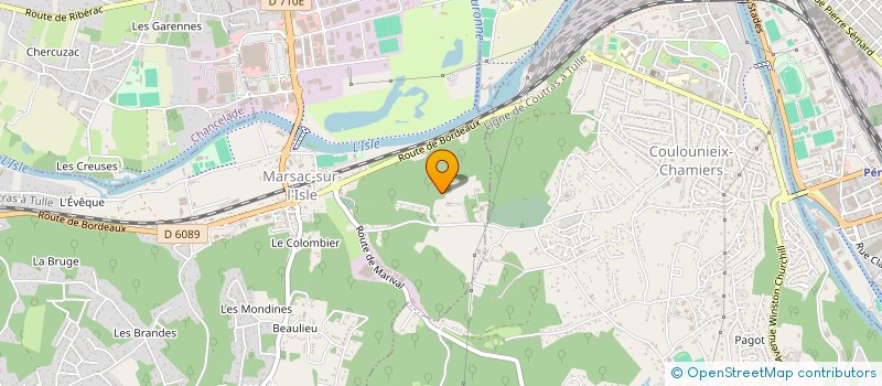 localisation de l'entreprise METAMORPHIS à MARSAC SUR L'ISLE