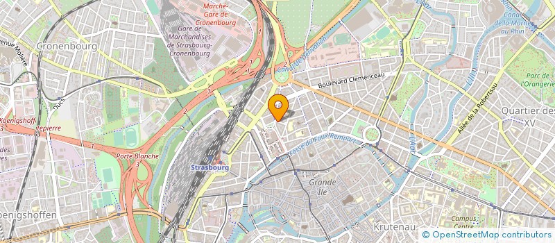 localisation de l'entreprise METAMORPHOSE à STRASBOURG