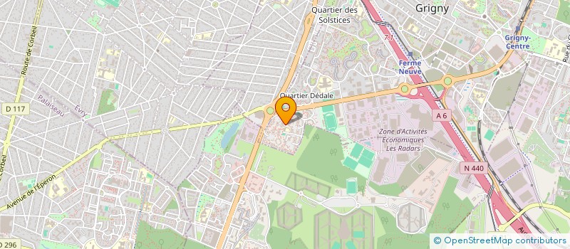 localisation de l'entreprise METAMORPHOSE  GRIGNY