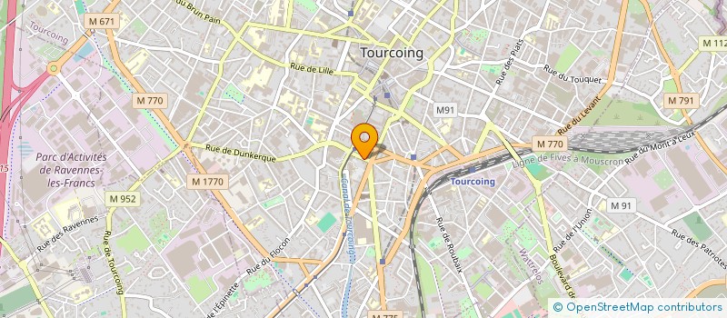localisation de l'entreprise METAMORPHOSES à TOURCOING