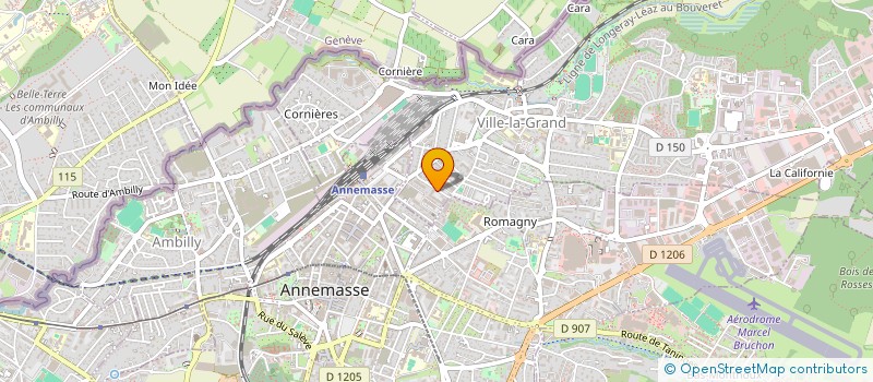 localisation de l'entreprise METAMORPHOSYS à VILLE-LA-GRAND
