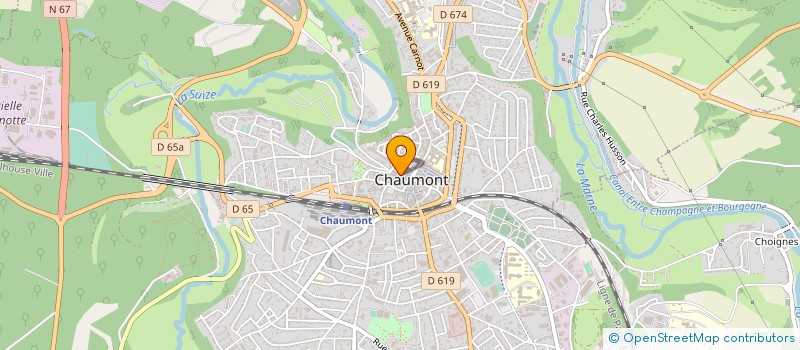 localisation de l'entreprise METAMORPHOZ à CHAUMONT