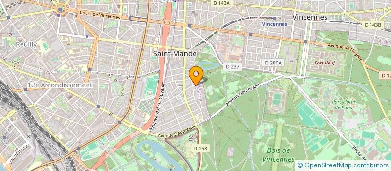 localisation de l'entreprise METANALYTICS à SAINT-MANDE