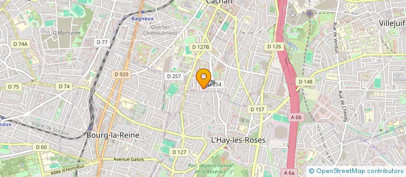 localisation de l'entreprise METANING TECH à CACHAN