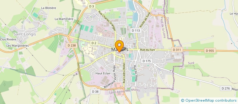 localisation de l'entreprise METANOEO CONSULTING à MAMERS