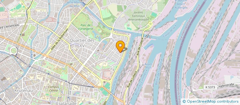 localisation de l'entreprise METANOIA à STRASBOURG