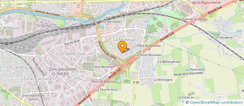 localisation de l'entreprise METANOIA à CESSON-SEVIGNE
