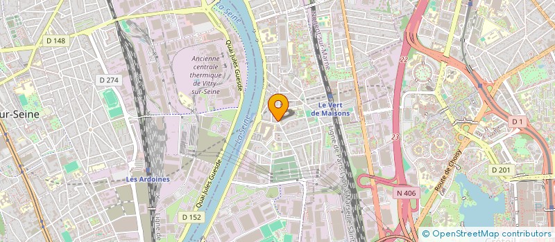 localisation de l'entreprise METANOIA à ALFORTVILLE