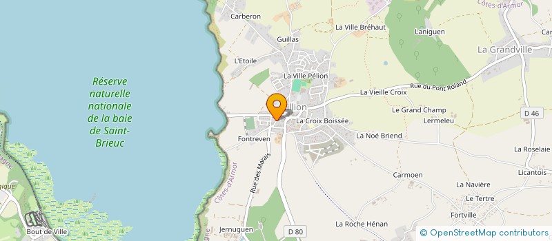 localisation de l'entreprise METANOIA  HILLION