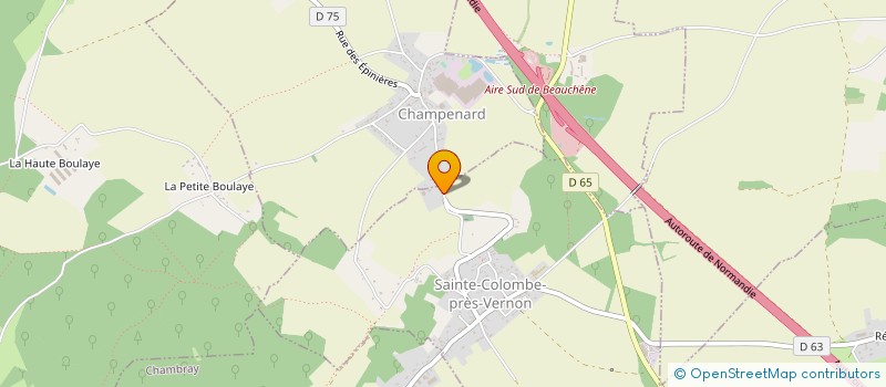 localisation de l'entreprise METANORM  SAINTE-COLOMBE-PRES-VERNON