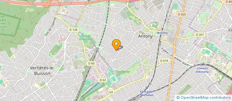 localisation de l'entreprise METAO à ANTONY