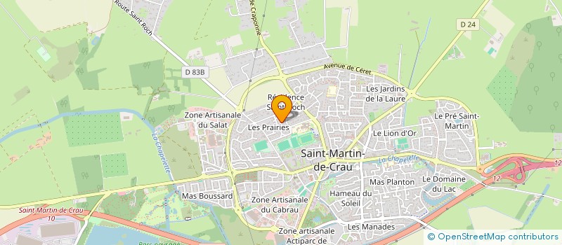 localisation de l'entreprise METAPHORE à SAINT-MARTIN-DE-CRAU