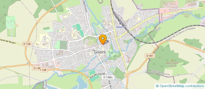 localisation de l'entreprise METAPHORE à GISORS